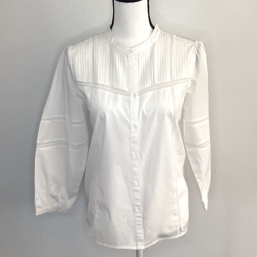 LUCKY BRAND Poplin Blouse NWT